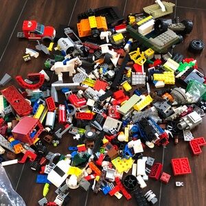 LEGO Creative Building Blocks Set - Red, Blue, Green, Yellow